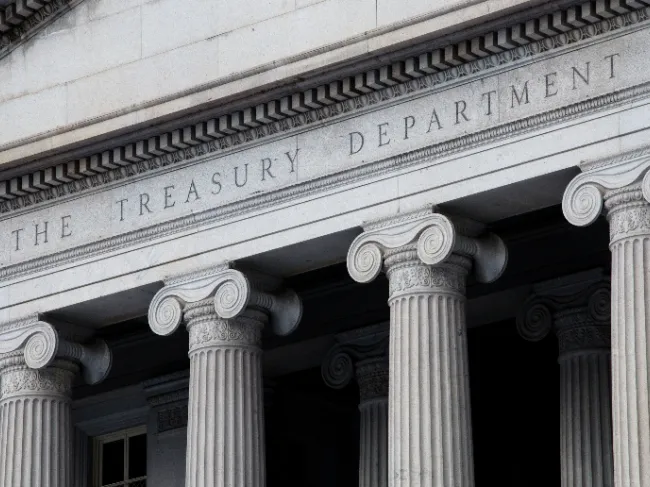 US treasury department building